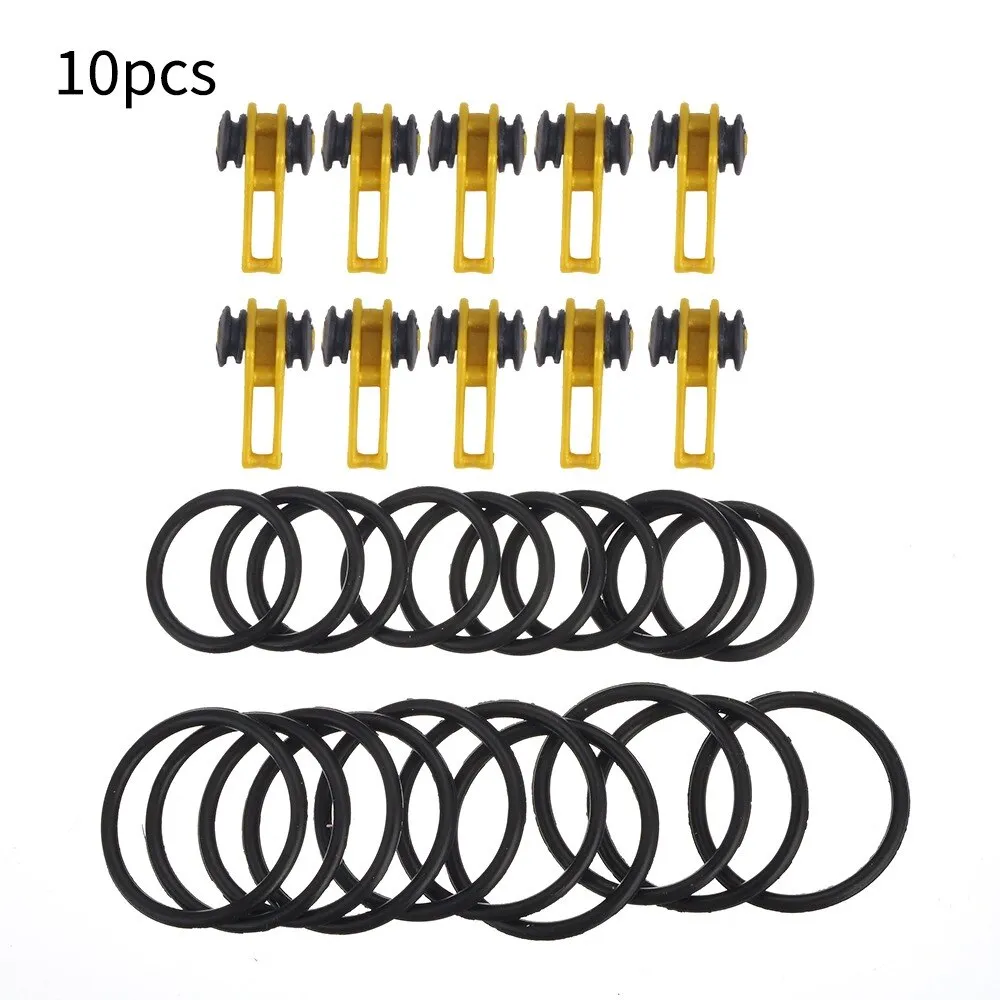 10Pcs/Bag Plastic Fishing Hook Keeper for Fishing Rod Pole Fishing Lures Bait Safety Holder Chub Carp Easy-Fishing Tackle Hooks