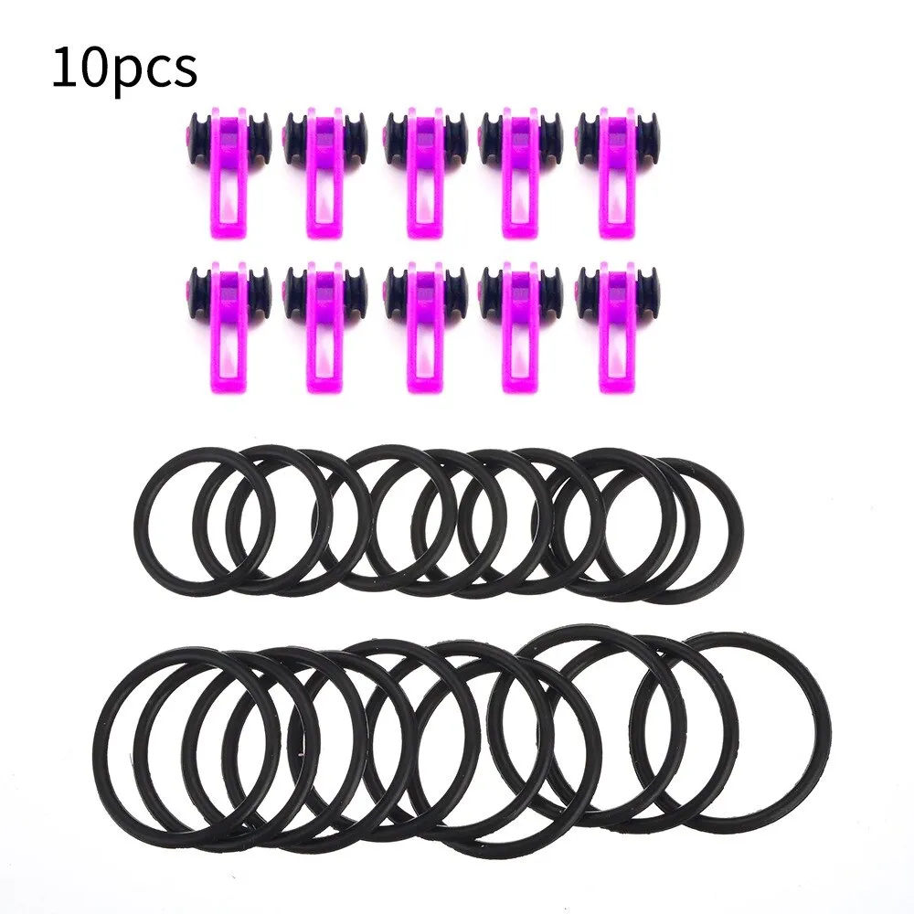 10Pcs/Bag Plastic Fishing Hook Keeper for Fishing Rod Pole Fishing Lures Bait Safety Holder Chub Carp Easy-Fishing Tackle Hooks