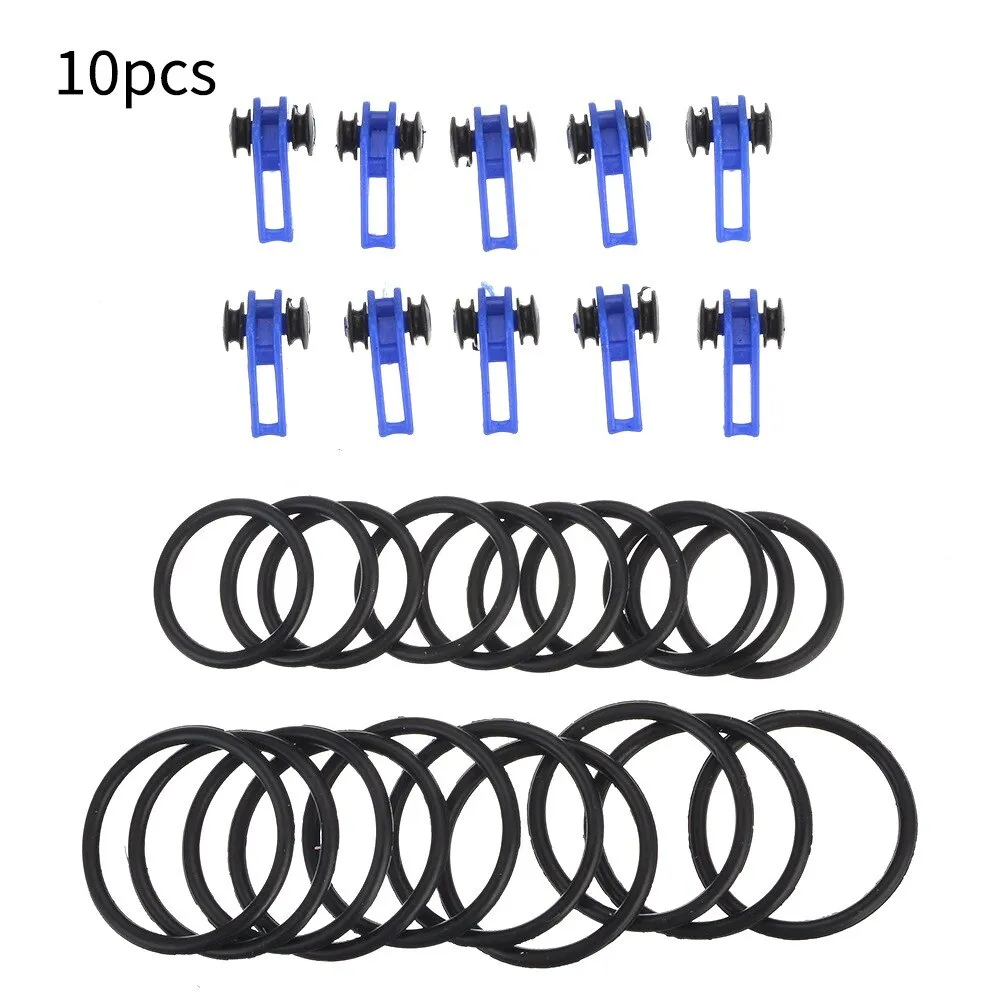 10Pcs/Bag Plastic Fishing Hook Keeper for Fishing Rod Pole Fishing Lures Bait Safety Holder Chub Carp Easy-Fishing Tackle Hooks