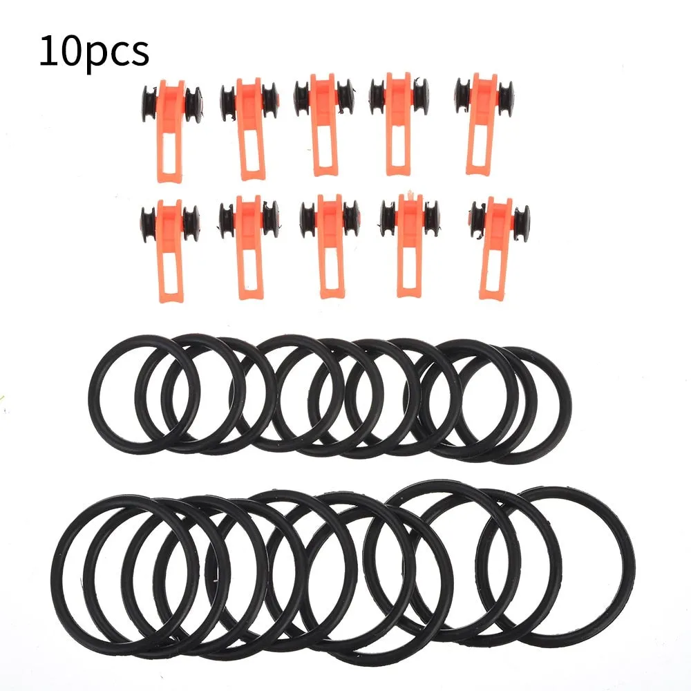 10Pcs/Bag Plastic Fishing Hook Keeper for Fishing Rod Pole Fishing Lures Bait Safety Holder Chub Carp Easy-Fishing Tackle Hooks