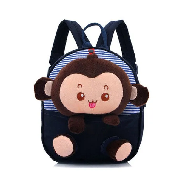 2017 Children school bags backpack kindergarten girls boys kid backpack cute cartoon toys bear ribbons bow mochila escolar