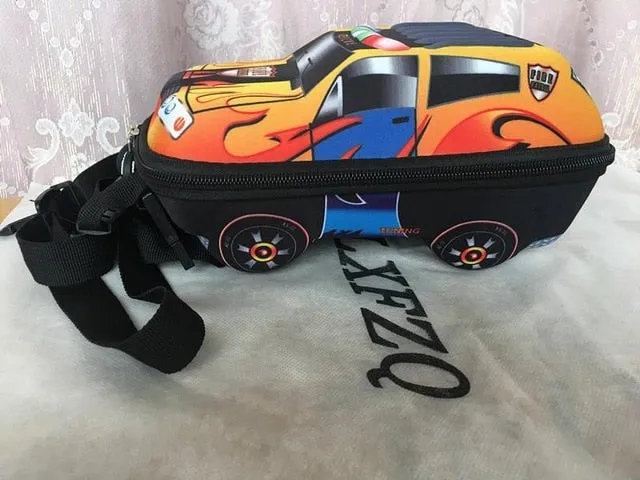 3D Car Children School Bag for Boys