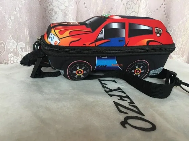 3D Car Children School Bag for Boys