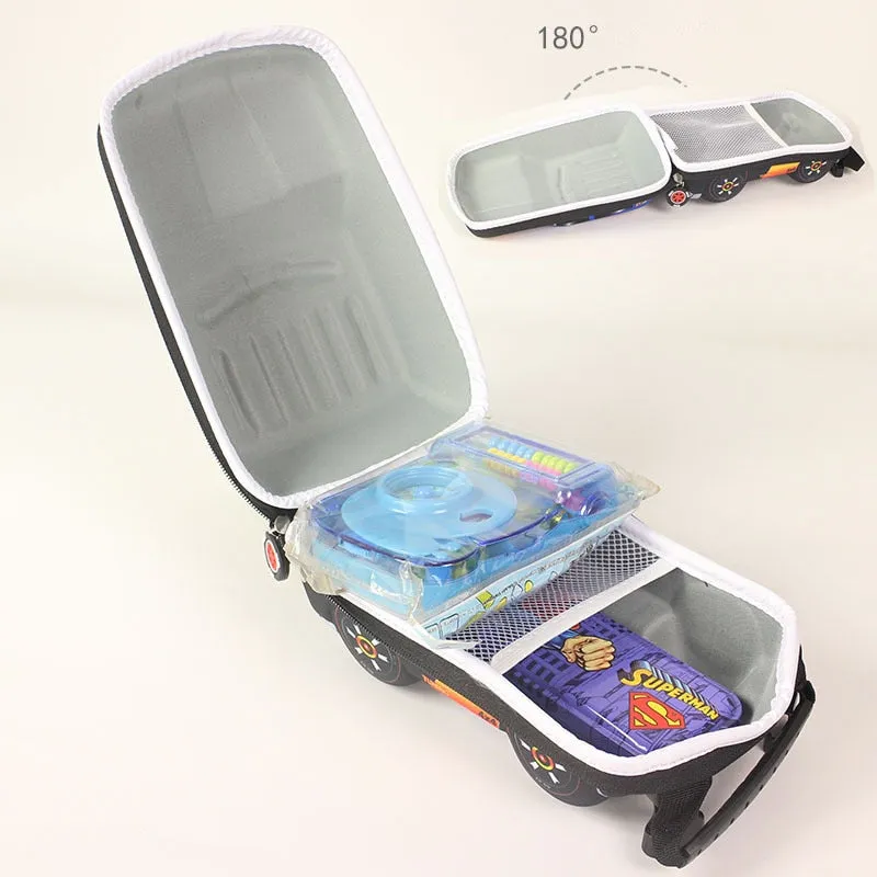 3D Car Children School Bag for Boys