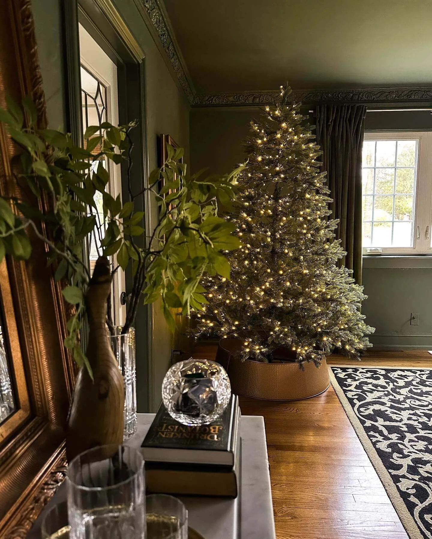 9' Rushmore Fir Tree with Warm White LED Lights - FINAL SALE