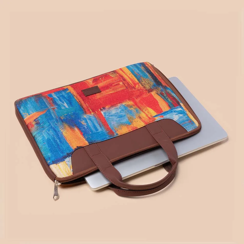 Abstract Amaze L-Zippered Laptop Sleeve