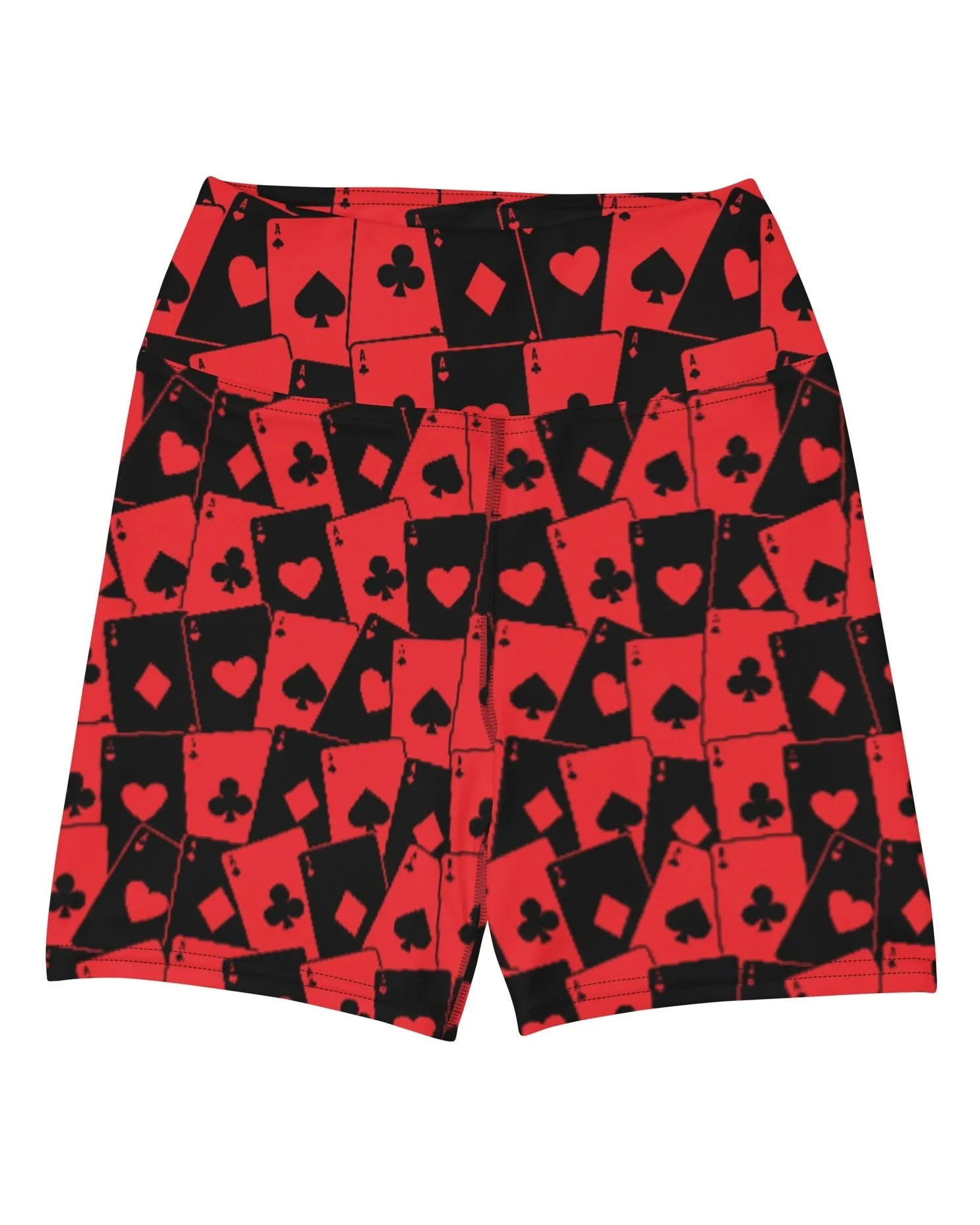 Ace Of Hearts Yoga Shorts