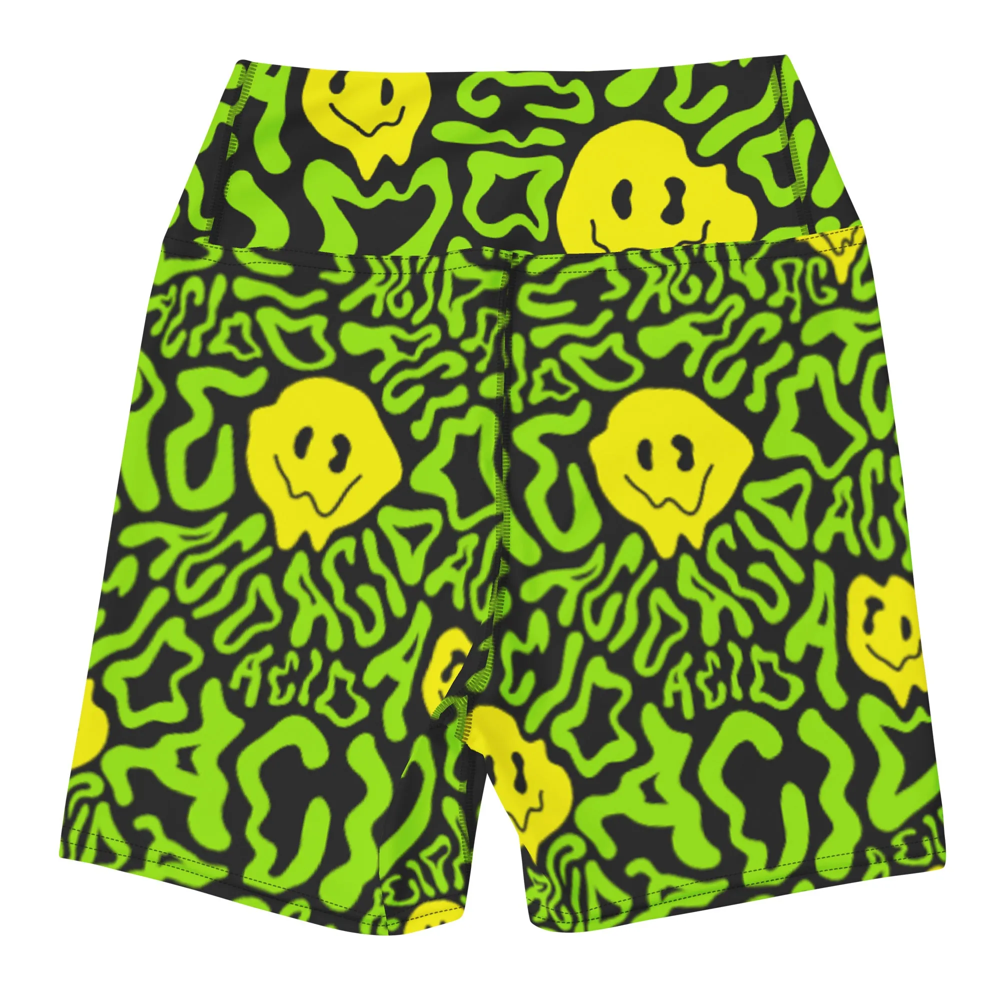 Acid Smilez Yoga Shorts