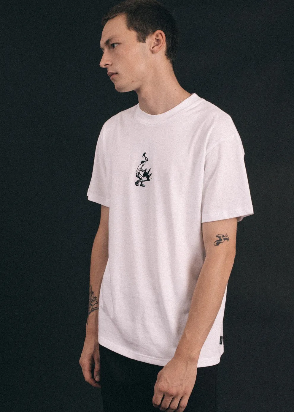 Afends Mens Society - Retro Fit Tee