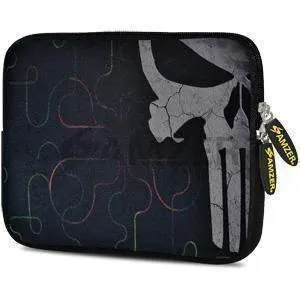 Amzer 10.5 Inch Neoprene Notebook Tablet/iPad Sleeve - Alien Skull