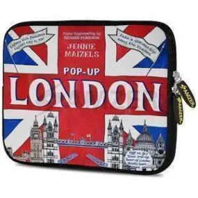 Amzer 10.5 Inch Neoprene Notebook Tablet/iPad Sleeve - London Flag