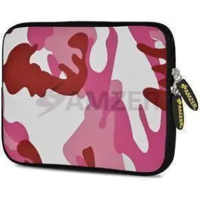 Amzer 10.5 Inch Neoprene Notebook Tablet/iPad Sleeve - Pink Army