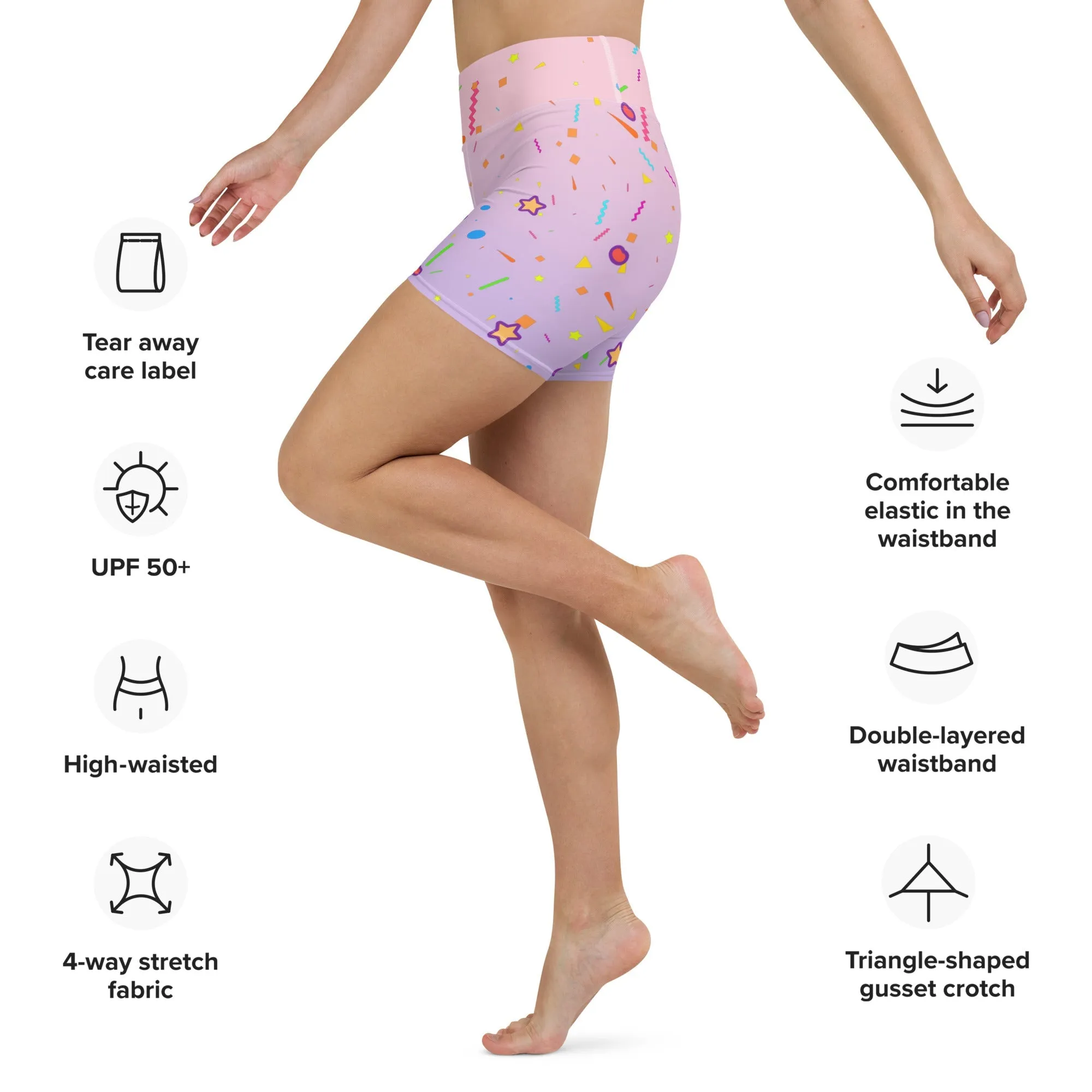 April Fool's Day Yoga Shorts