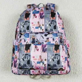 Baby Kids Girls Backpacks Pink Purple Backpack Back Bags BA0215