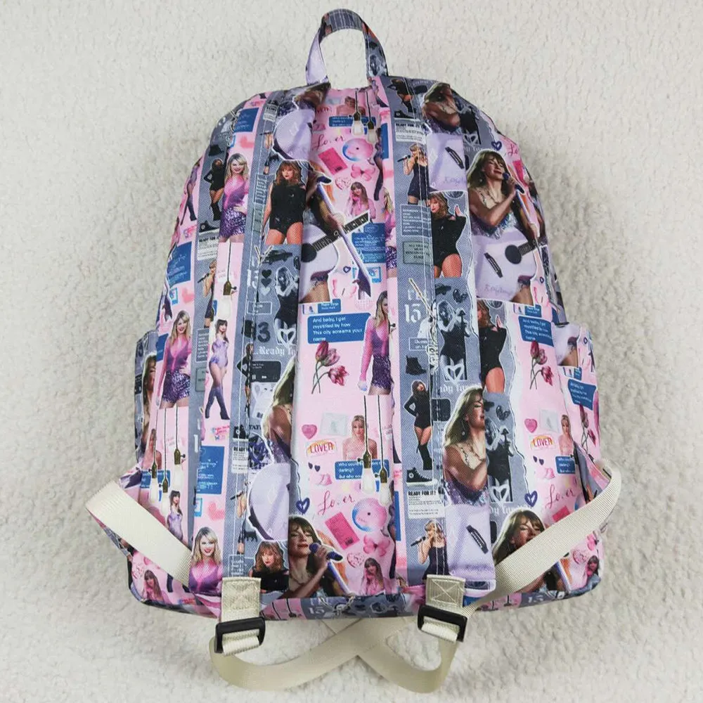 Baby Kids Girls Backpacks Pink Purple Backpack Back Bags BA0215