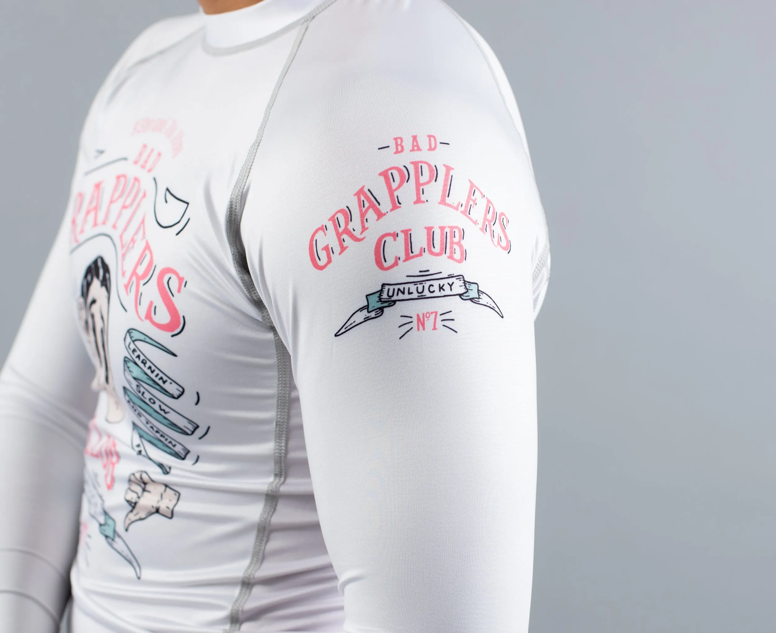 BAD GRAPPLERS CLUB Rash Guard - Long Sleeve