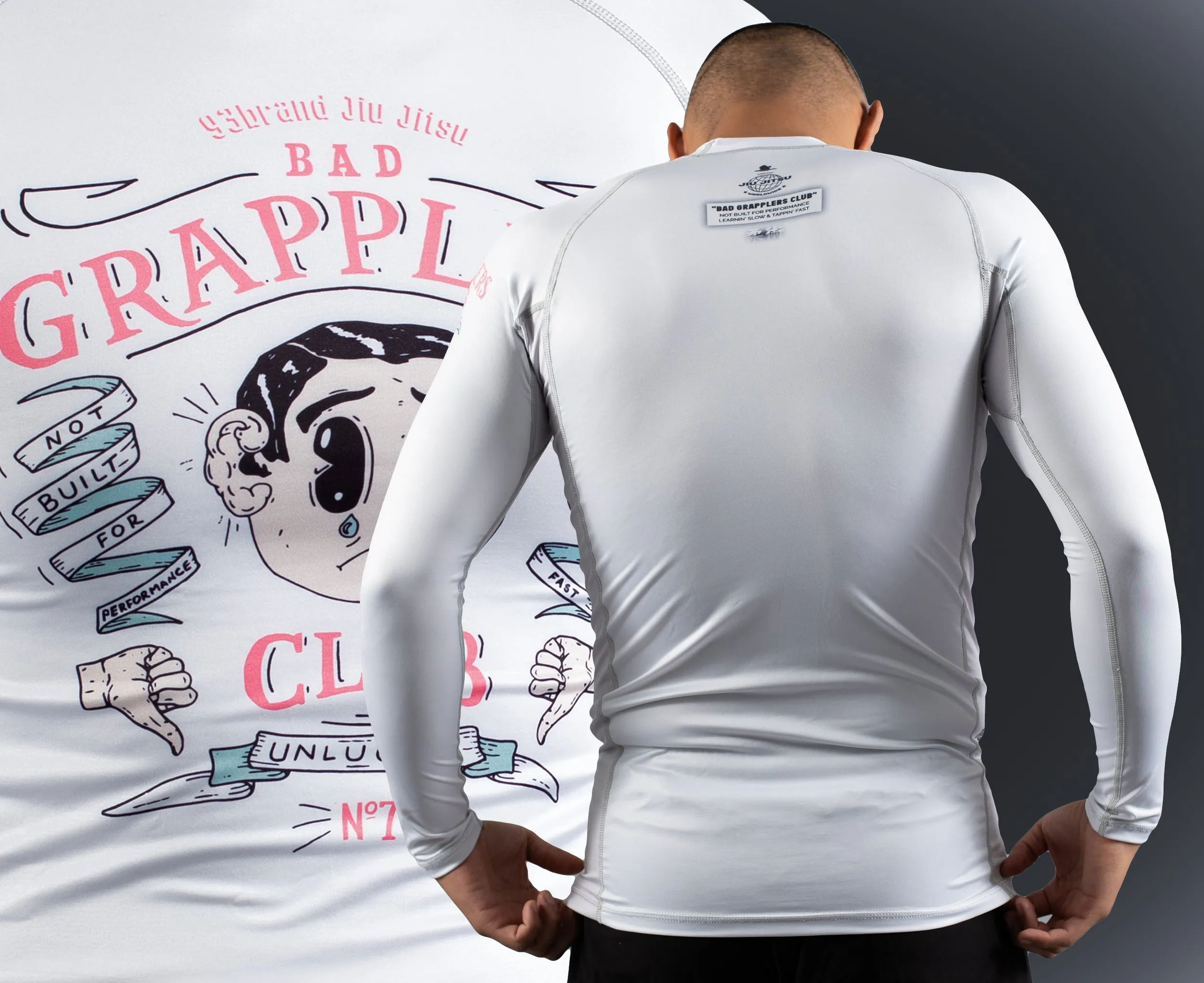 BAD GRAPPLERS CLUB Rash Guard - Long Sleeve