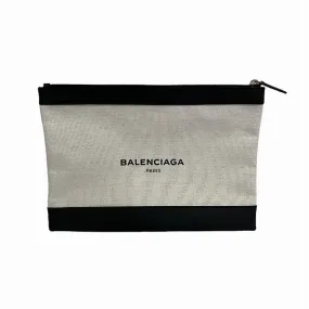 Balenciaga Clip M Leather Clutch 373834