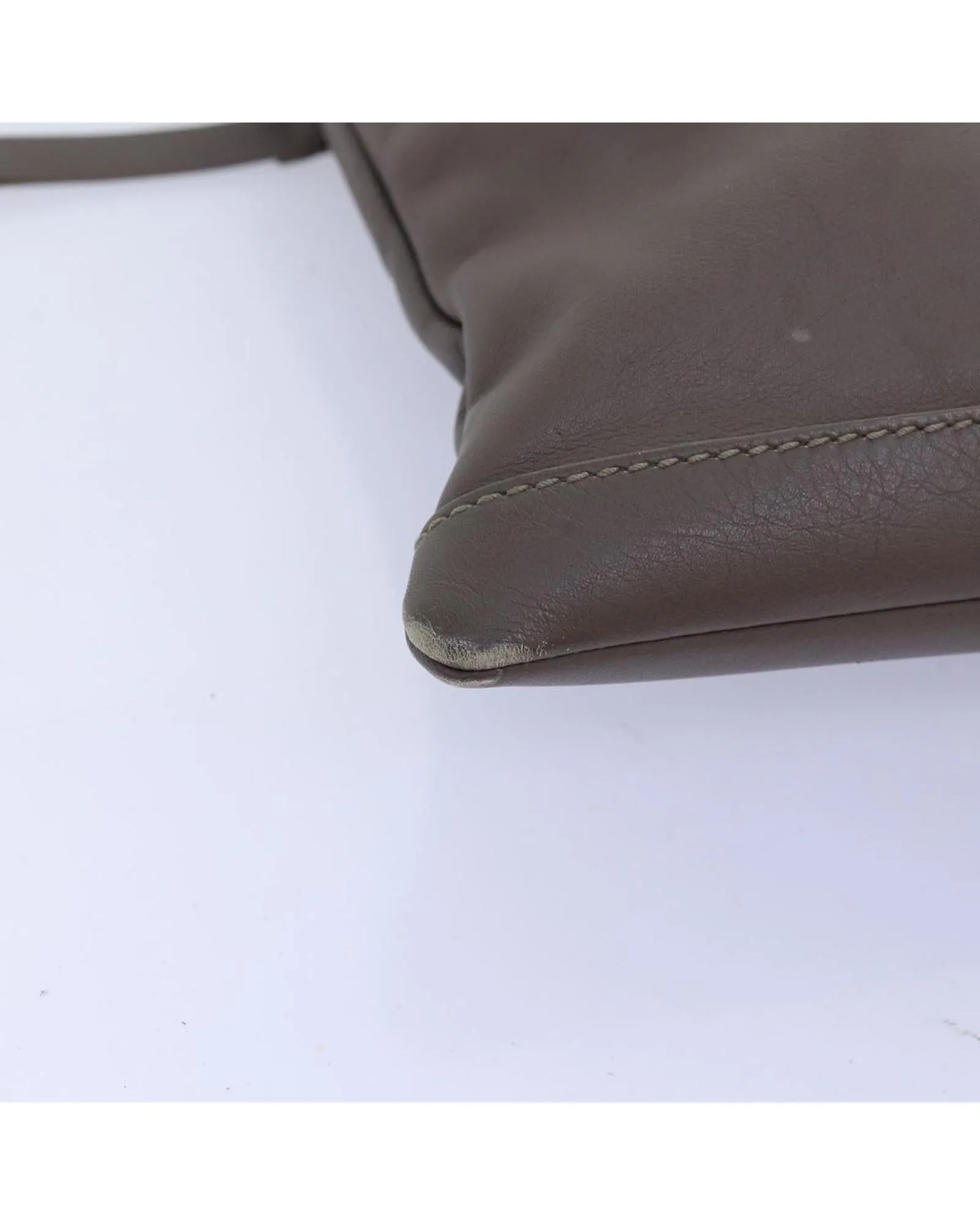 Balenciaga Everyday Clutch Taupe Leather