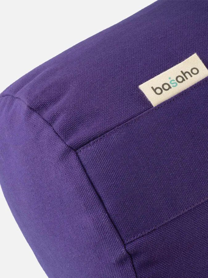 Basaho Organic Cotton Buckwheat Meditation Yoga Bolster