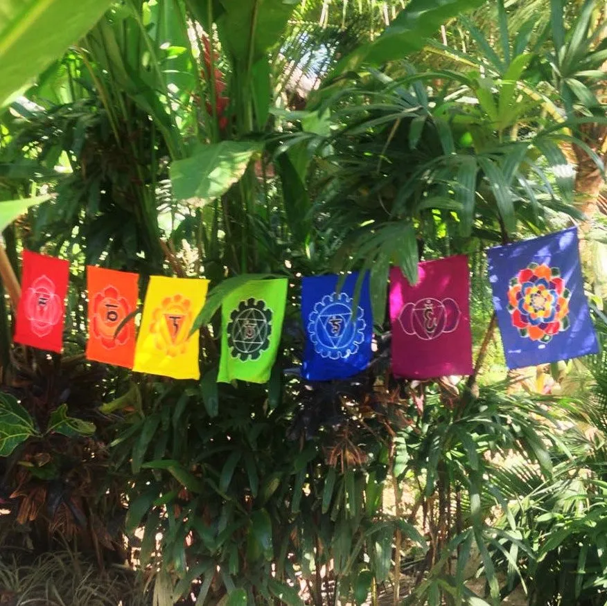 Batik Chakra Flags