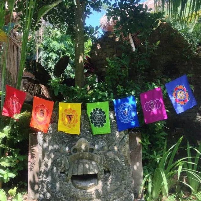 Batik Chakra Flags