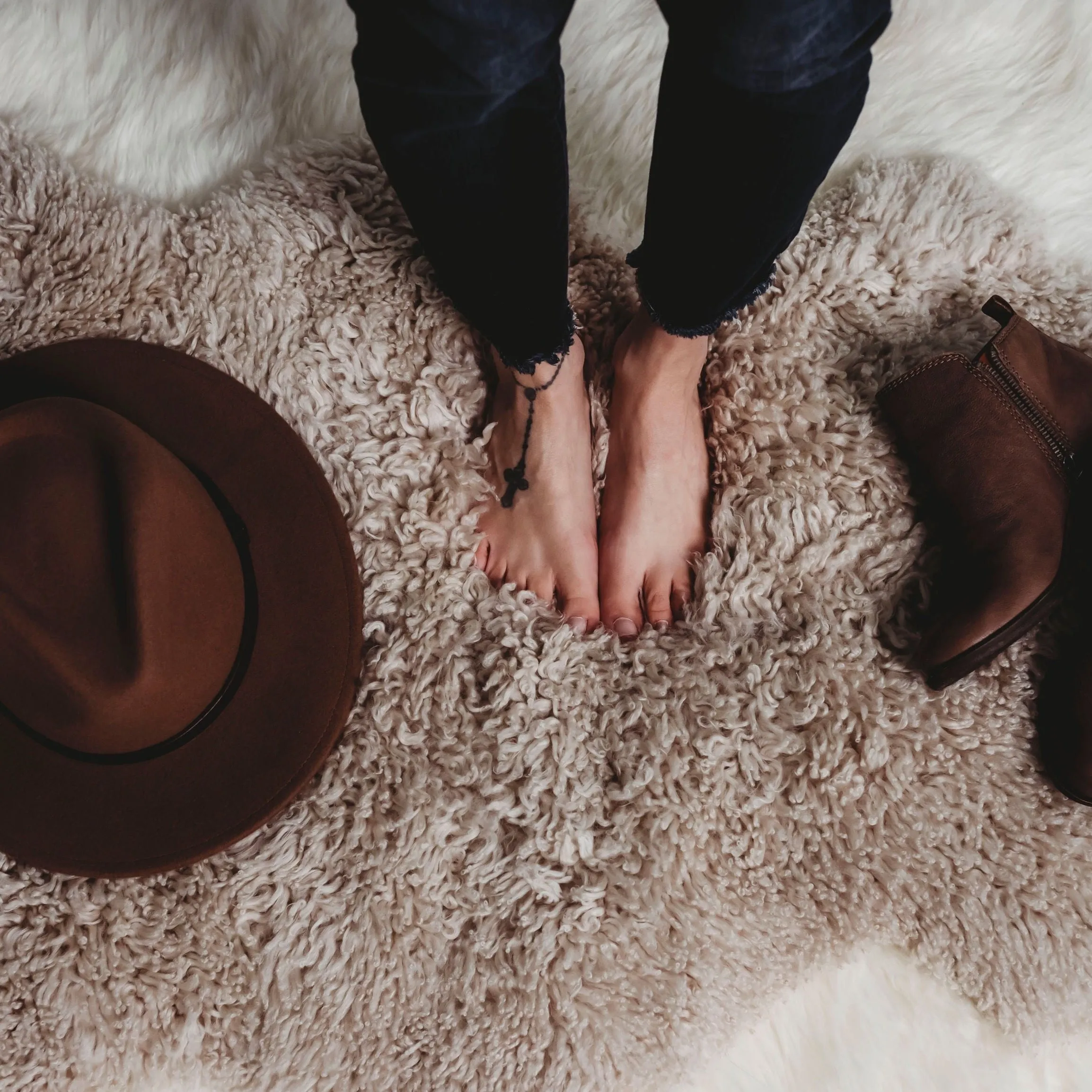 Beach Curly Sheepskin