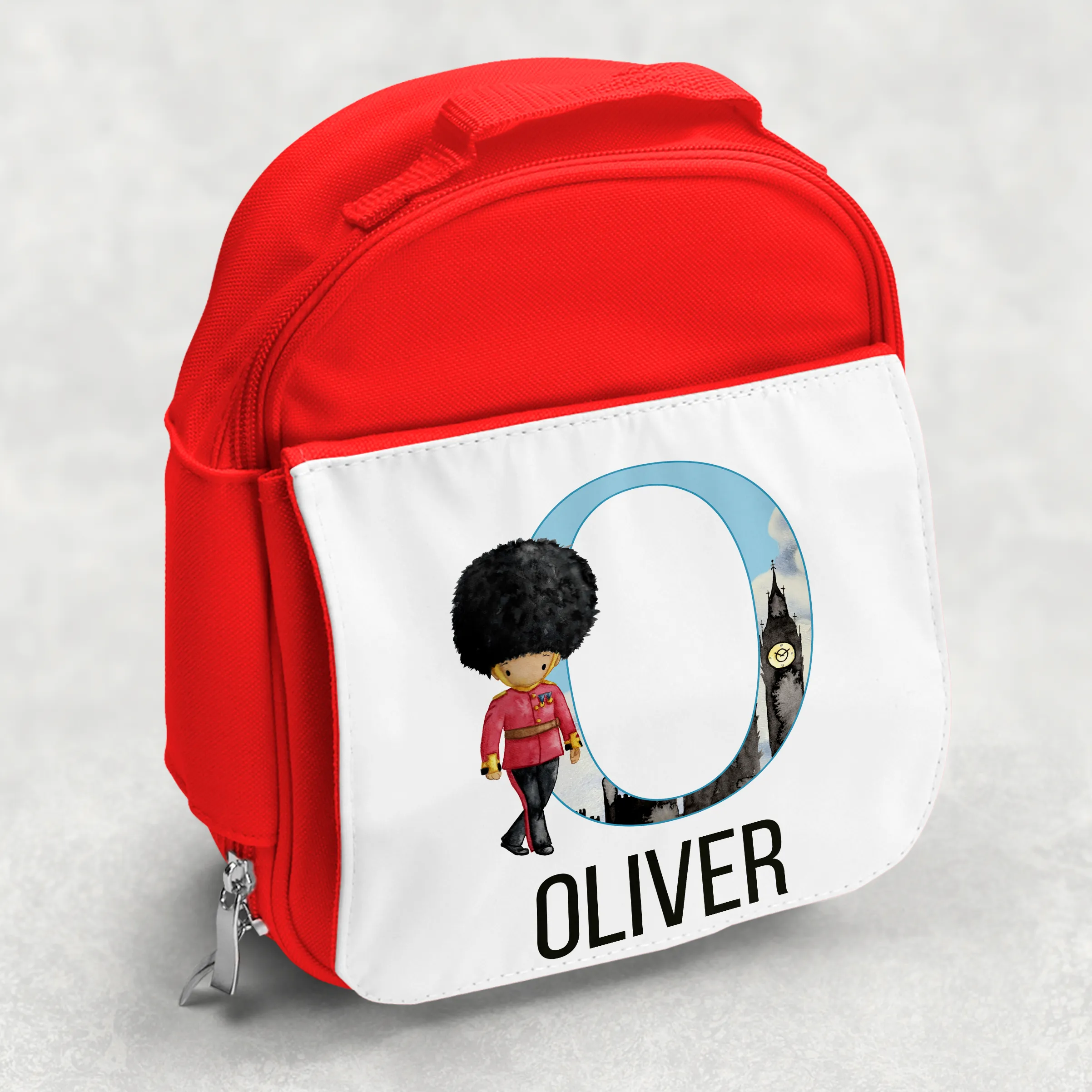 Beefeater Soldier Alphabet Personalised Kids Insulated Lunch Bag