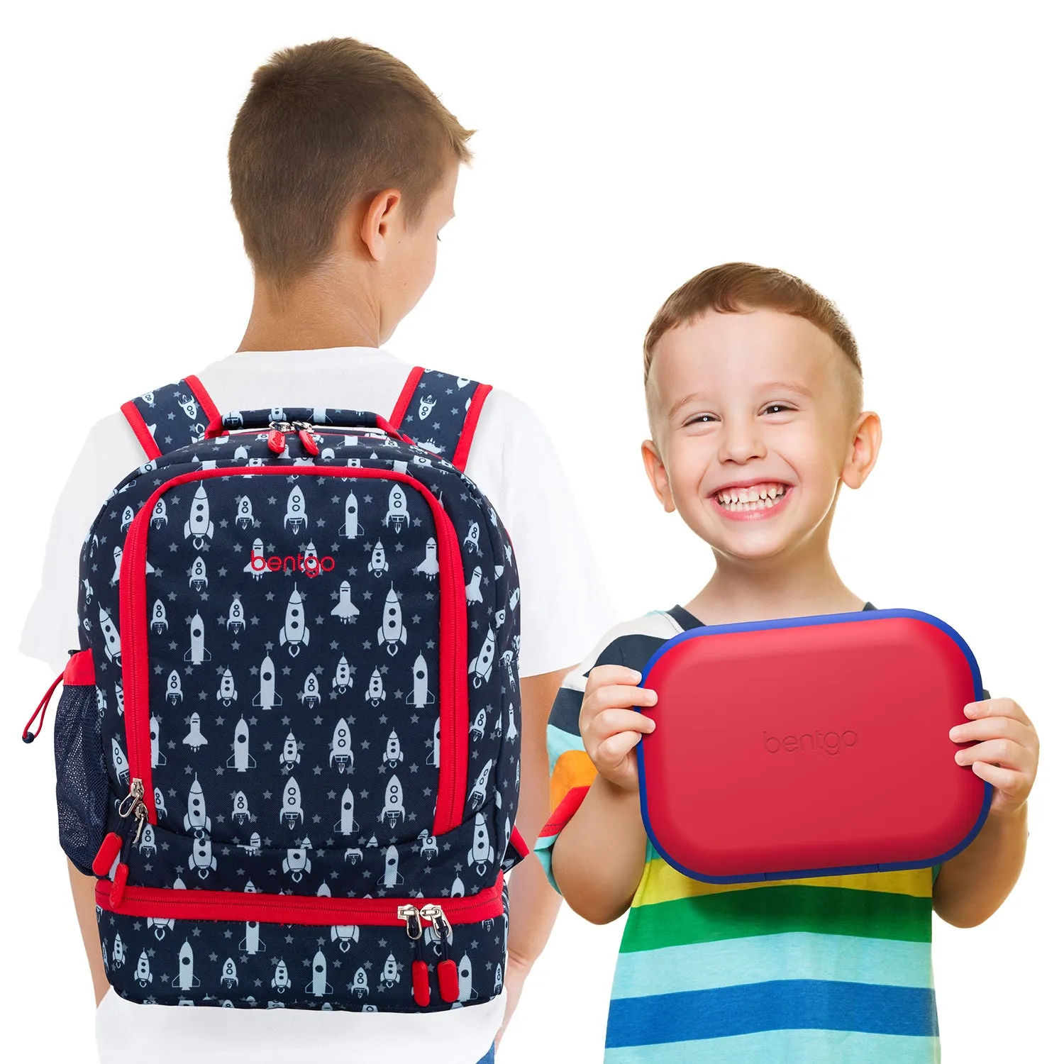 Bentgo Kids Chill Lunch Box & Prints Backpack