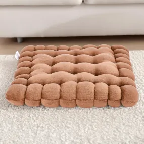 Biscuit Cushion - Biscuit-Shaped Floor Cushions - Yoga Biscuit Pillow