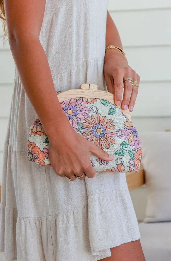 Blue 54 Bag - 1970s Floral