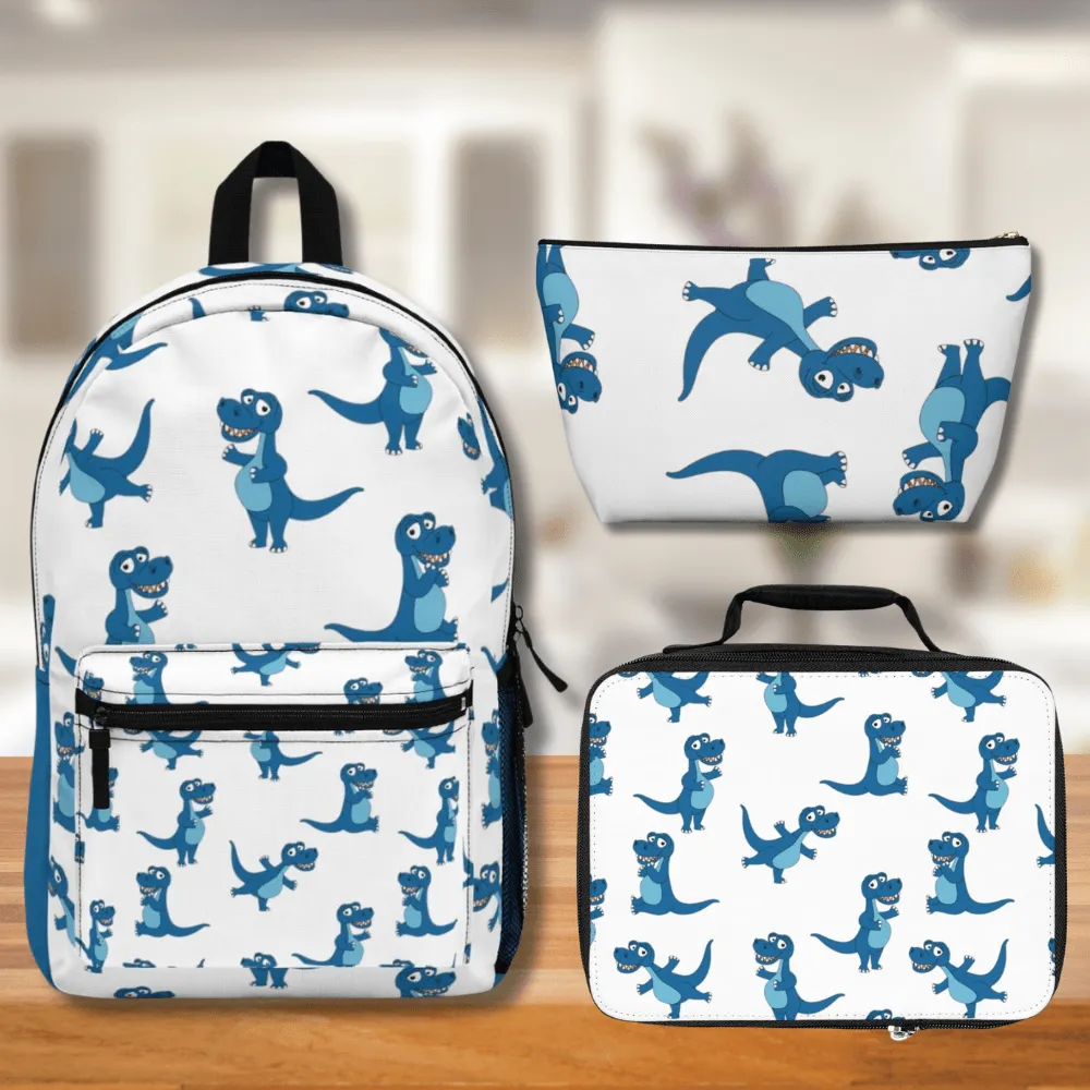 Blue Dinosaur Backpack