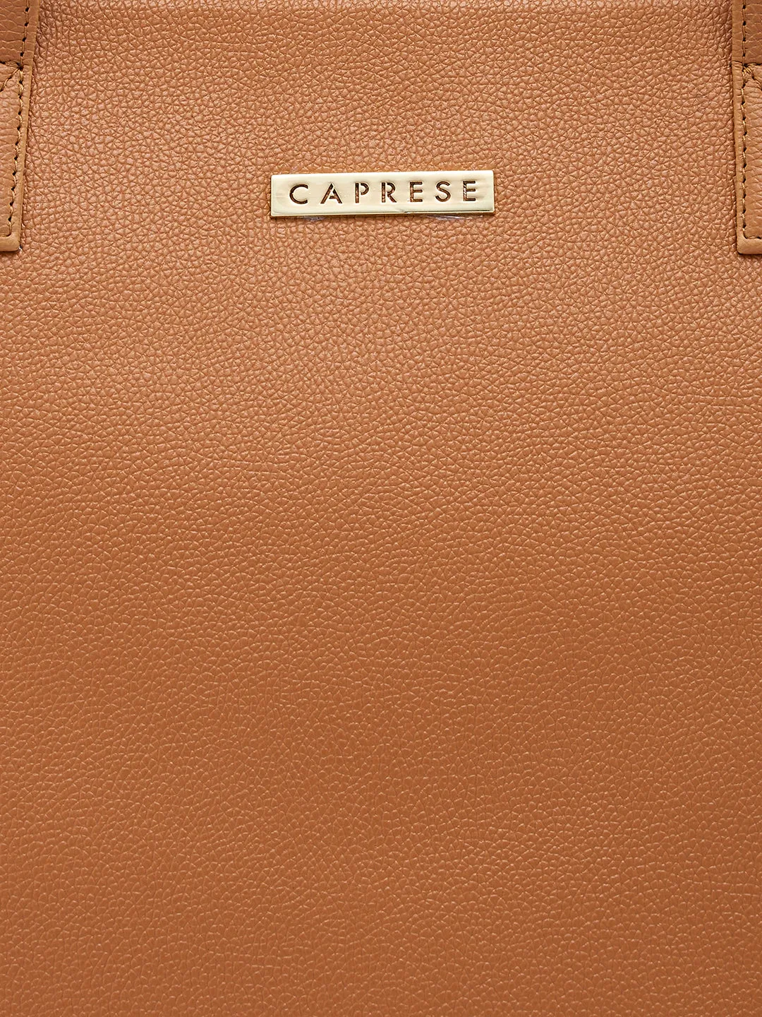 Caprese Amayra Laptop Tote Large Tan