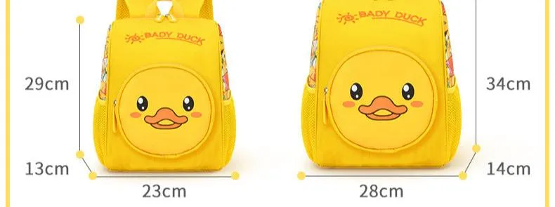 Cartoon Kindergarten Schoolbag - Waterproof Large Capacity Backpack