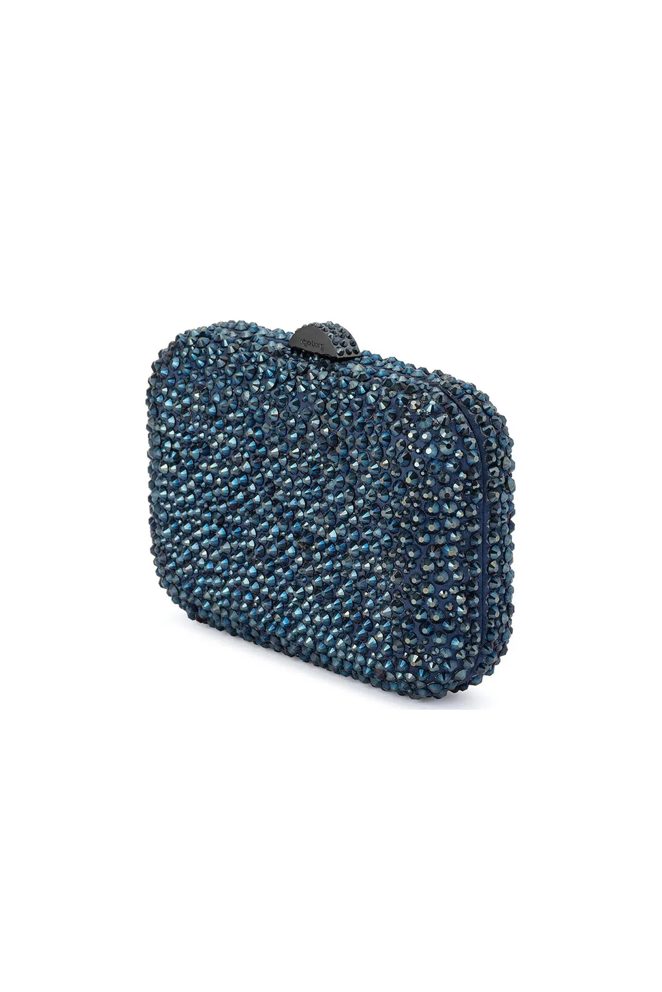 Casey Navy Crystal Clutch