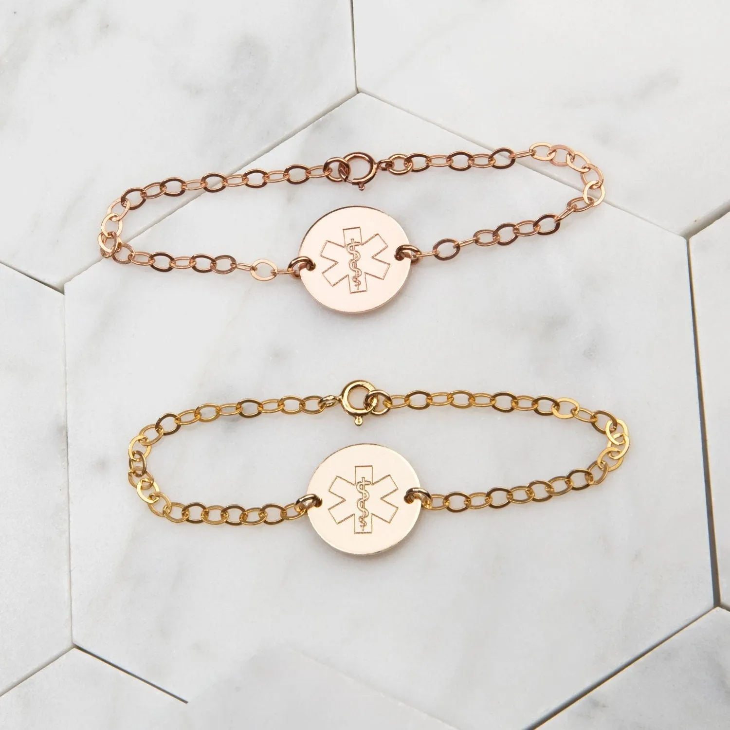 Chic and Beautiful Medical Alert ID Bracelet for Women - CG343B. Starts at