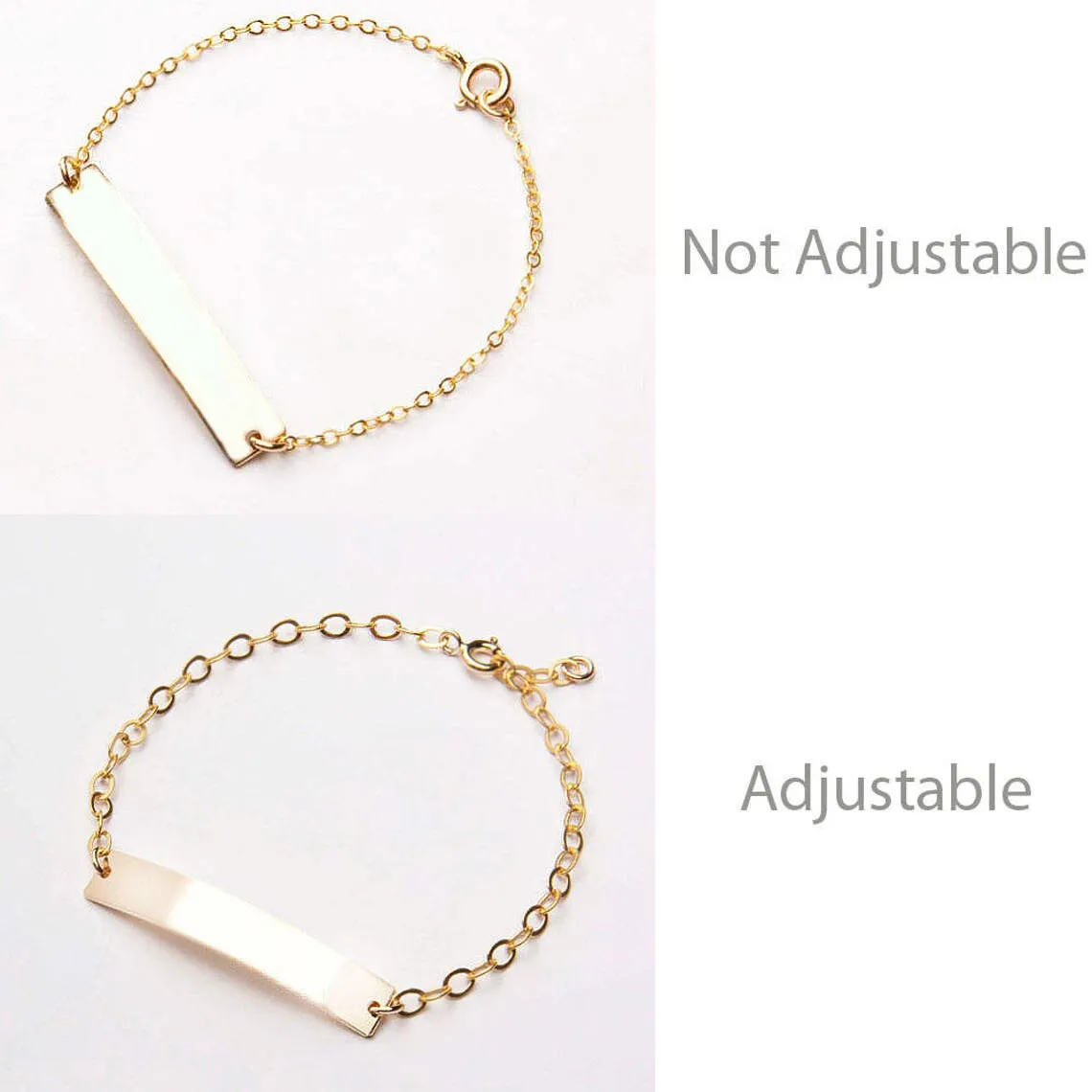 Chic and Beautiful Medical Alert Rectangle Bar Bracelet - CG425B_1.5X0.25. Starts at