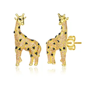 Chloé Golden Giraffe Earrings