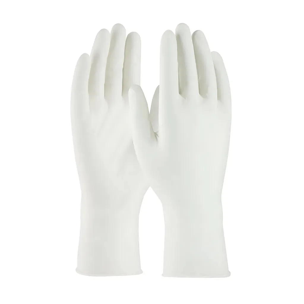 CleanTeam 100-333010/L Single Use Class 10 Cleanroom Nitrile Glove with Finger Textured Grip - 12"