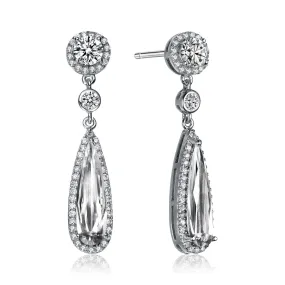 Constance Vertical Teardrop Earrings