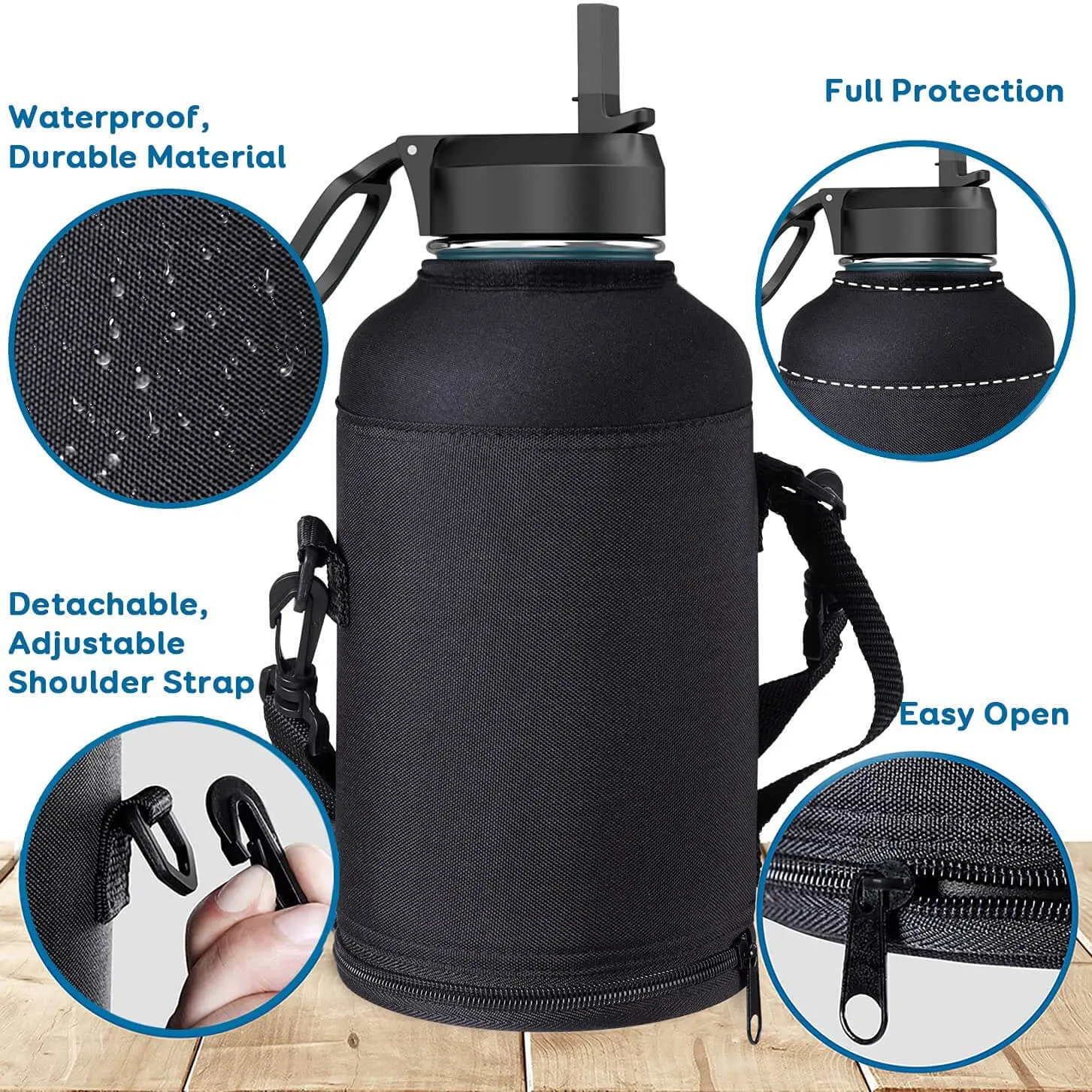 Coolflask Sleeve for 64 oz Bottles