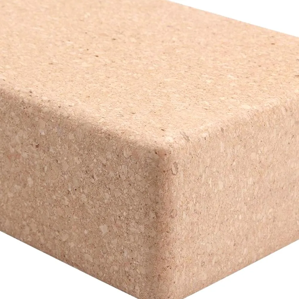 Cork Yoga Block Yoga Brick with Firm Support