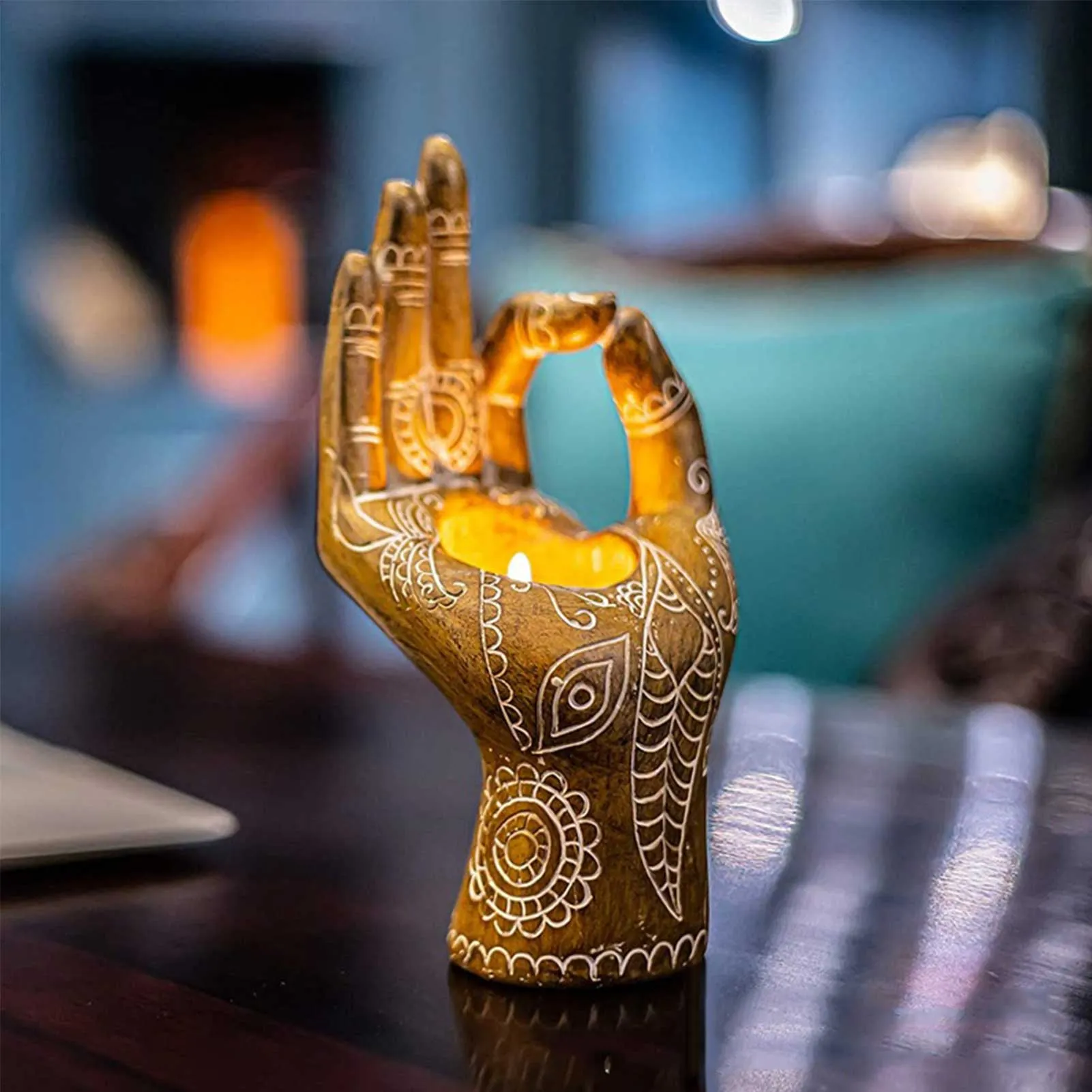 Creative Relaxing Meditation Candle Holder