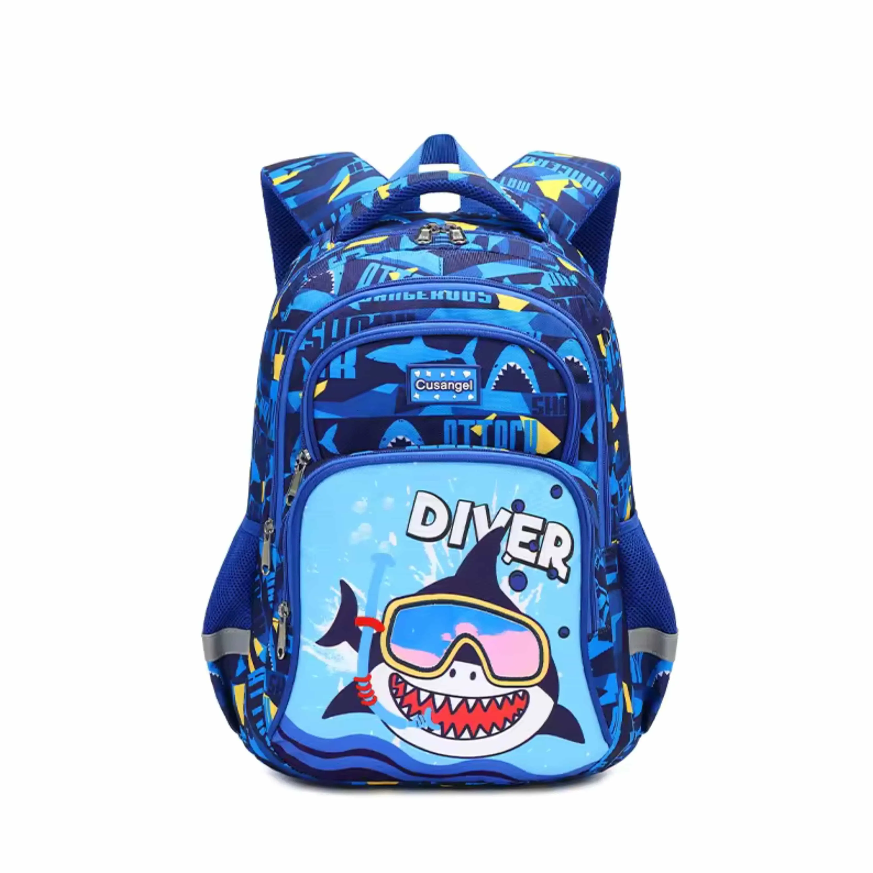 CUSANGEL - Cute shark Cartoon school Bag