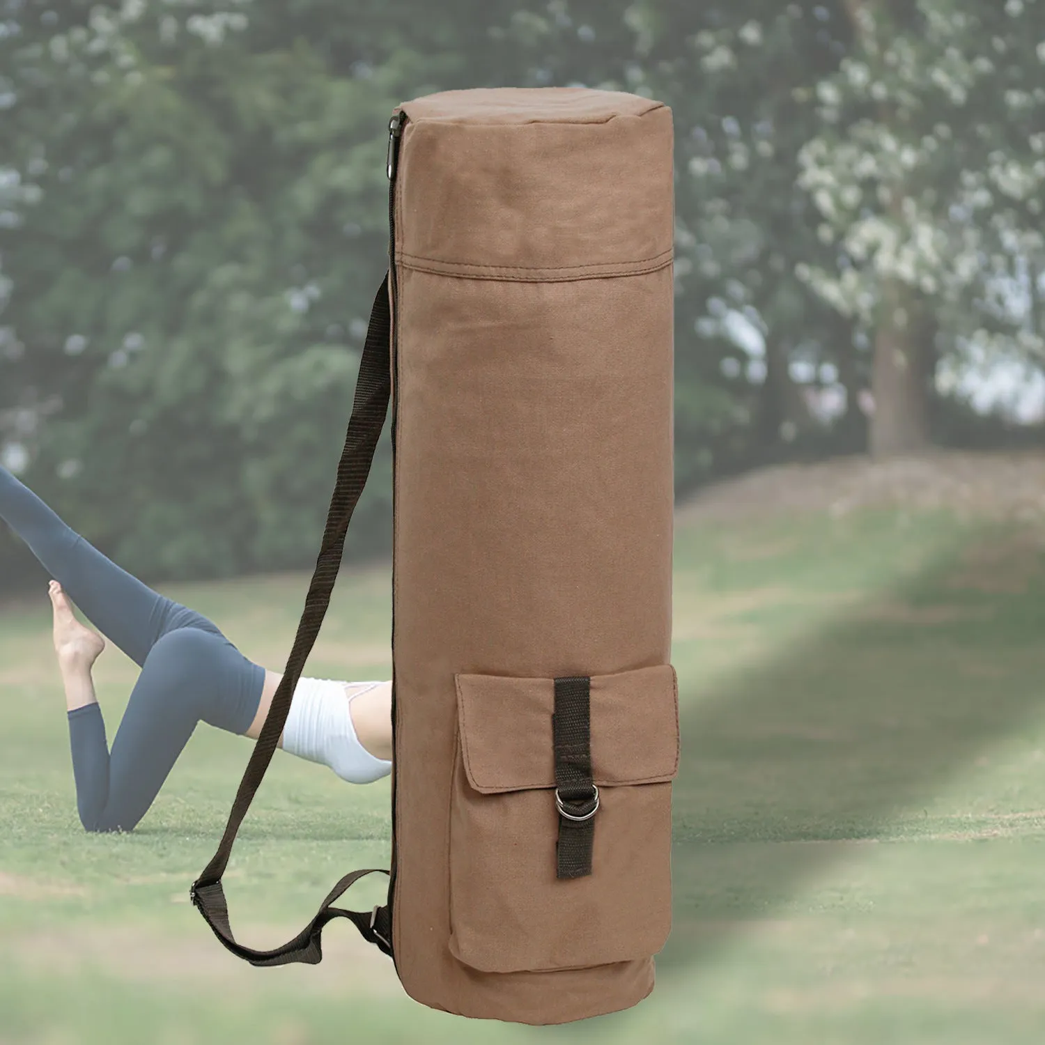 Cylindrical Yoga Bag Multifunctional Large-Capacity Yoga