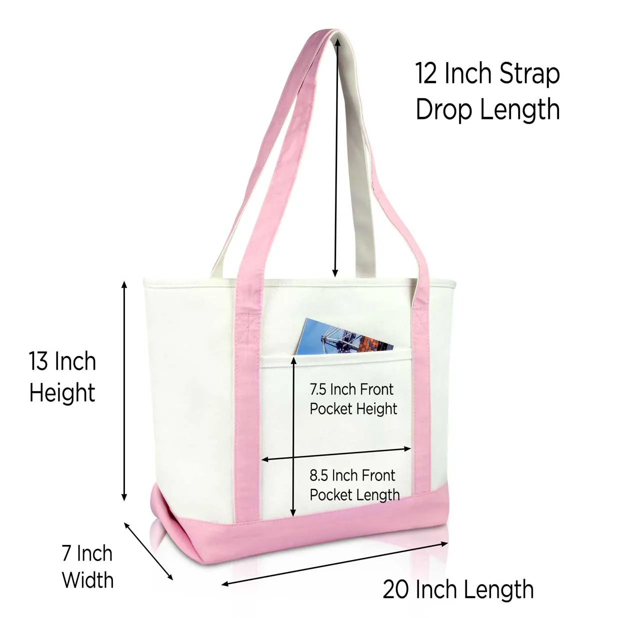 Dalix Heartbeat Tote Bag