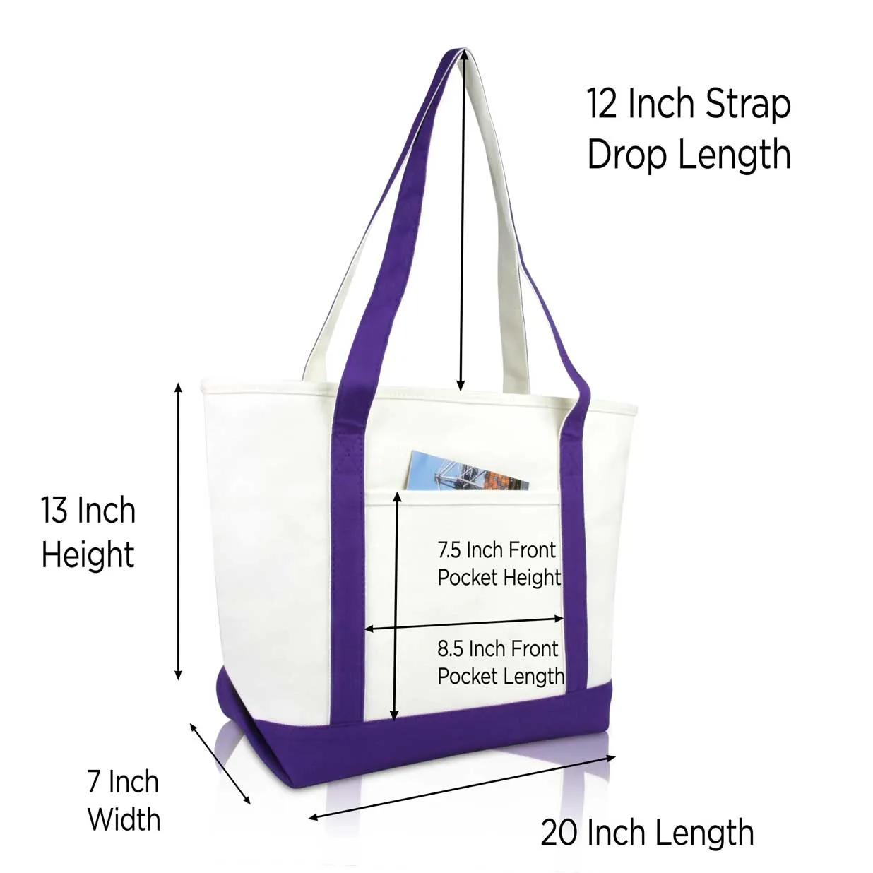 Dalix Heartbeat Tote Bag