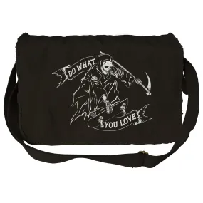 Do What You Love Grim Reaper Messenger Bag