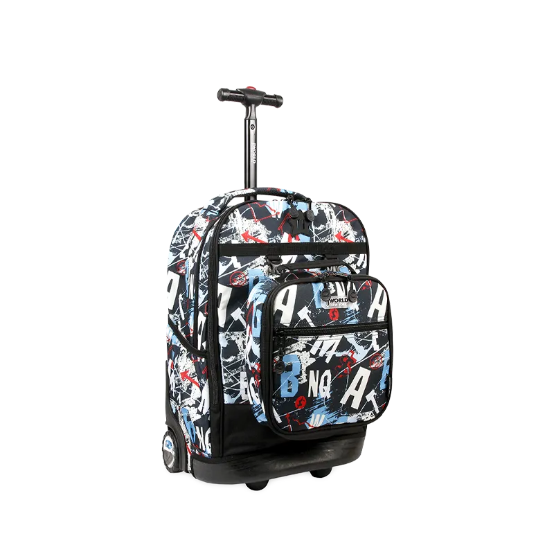 Duo Rolling Backpack With Detachable Lunch Box Set (18 Inch)