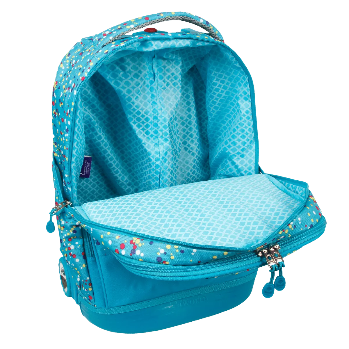 Duo Rolling Backpack With Detachable Lunch Box Set (18 Inch)